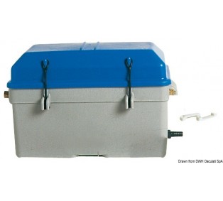 Boîte porte-batterie étanche avec ventilation