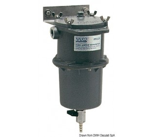 Pré-filtre centrifuge séparateur eau-carburant (gasoil ou essence) 150 microns