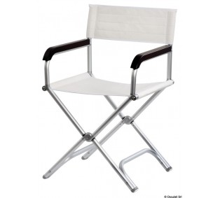 Chaise pliable Director en aluminium anodisé