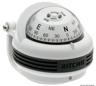 Compas RITCHIE Trek 2" 1-4 (57 mm) avec compensateurs et éclairage