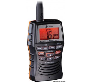 COBRA MARINE MR HH150FLTE, VHF portable